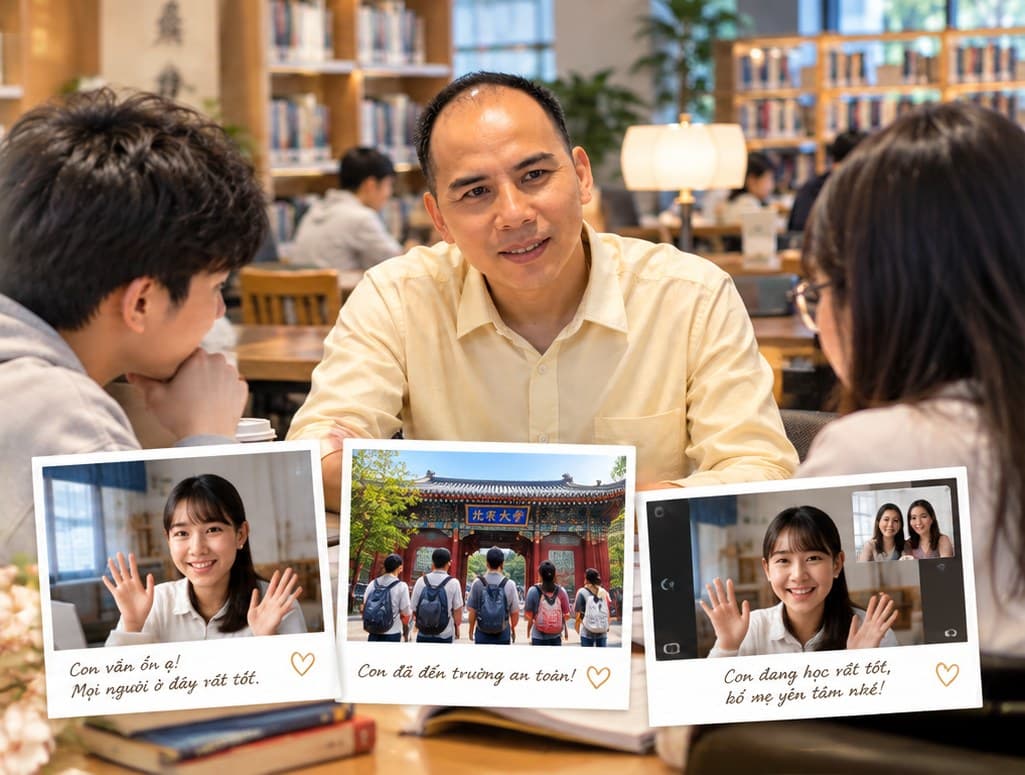 Phụ huynh đồng hành cùng con trên hành trình du học Trung Quốc